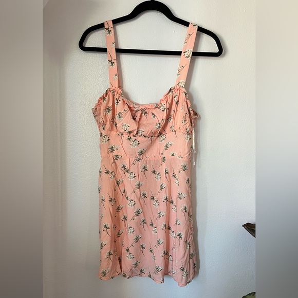 Row A Pink Floral Sleeveless Dress - Picture 1 of 5